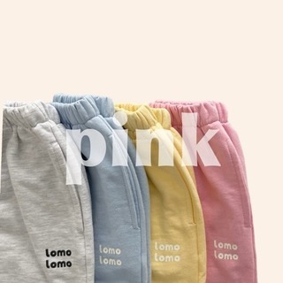 [Pink]lomo jogger pants.