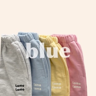 [Blue]lomo jogger pants.
